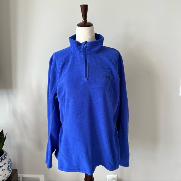 The North Face Fleece Quarter Zip - Electric Blue - Picture 6 of 9